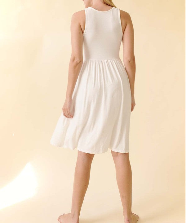 BAMBOO midi tank dress