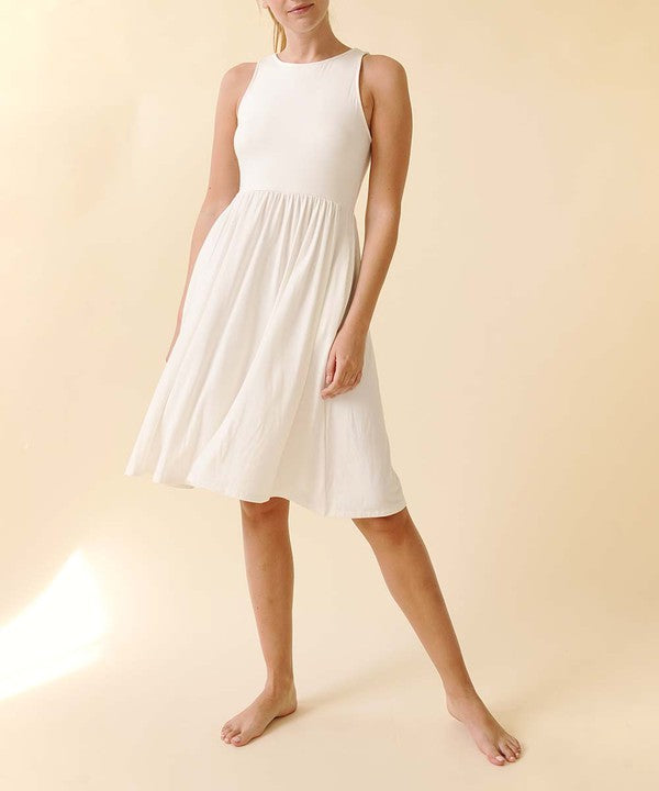 BAMBOO midi tank dress