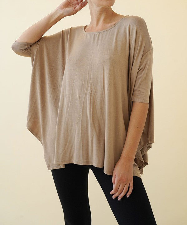 BAMBOO poncho tunic