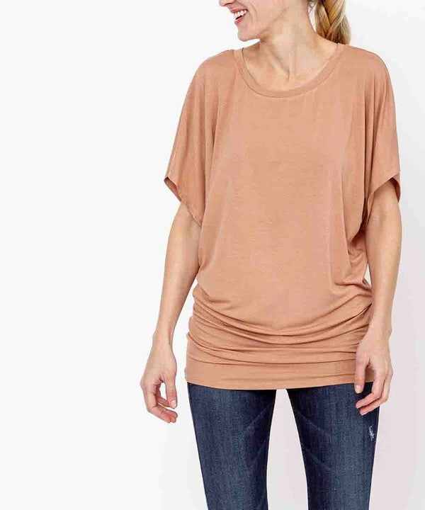 BAMBOO crew neck tunic