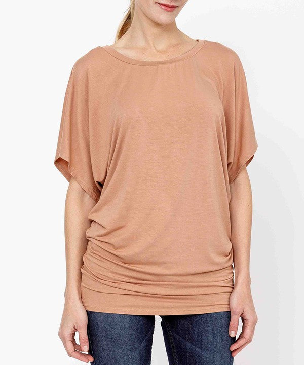 BAMBOO crew neck tunic