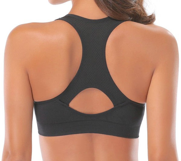 CUT IT OUT racerback bra