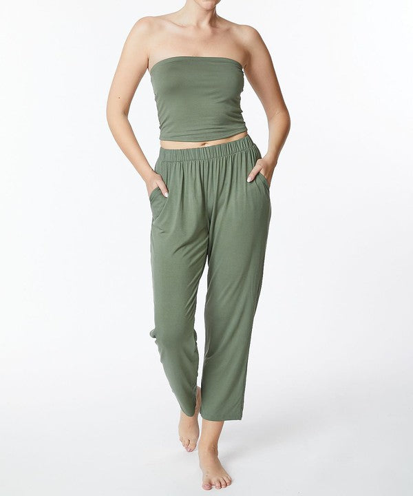 BAMBOO classic casual pants