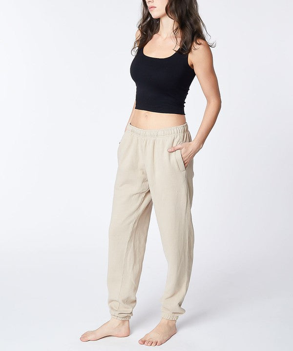 MOMENTUM cotton terry joggers