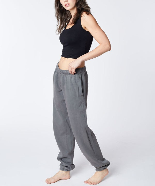 MOMENTUM cotton terry joggers