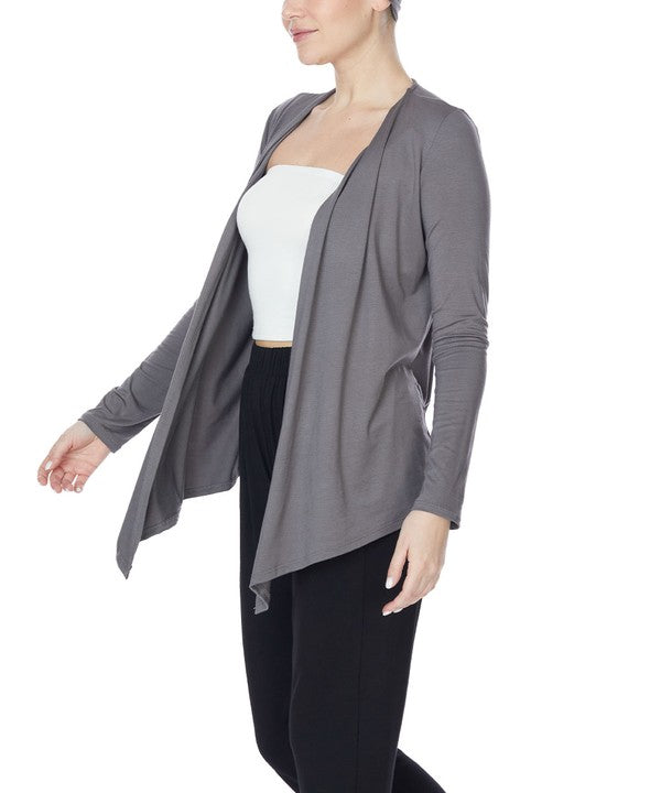 BAMBOO tie front cardigan