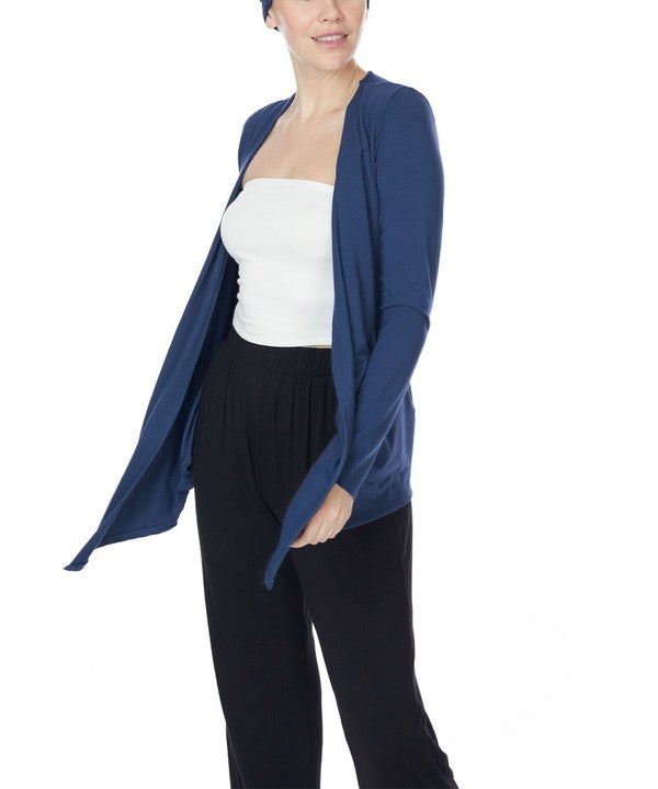 BAMBOO tie front cardigan