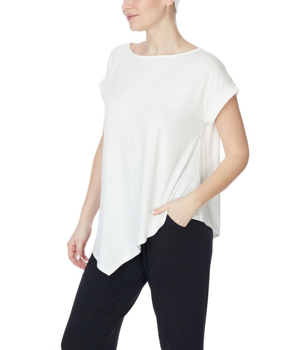 BAMBOO asymmetric tunic