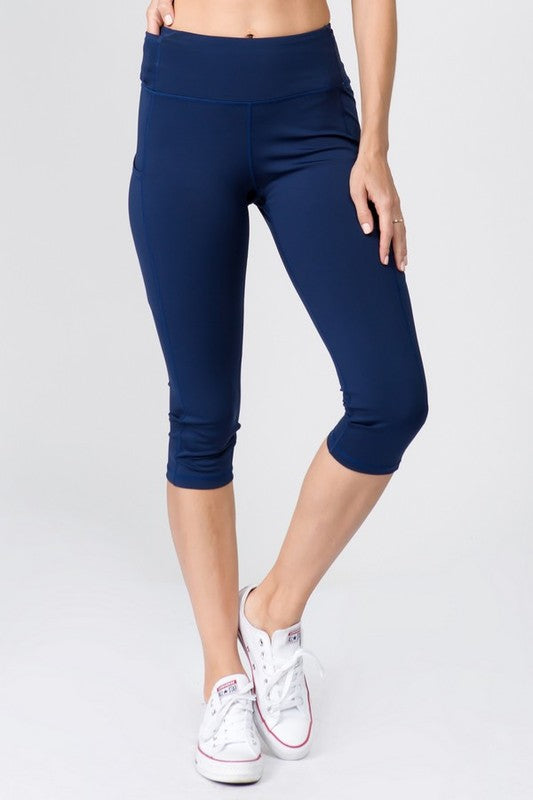 FAST & FREE pocket capri leggings