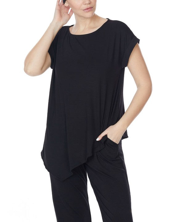 BAMBOO asymmetric tunic