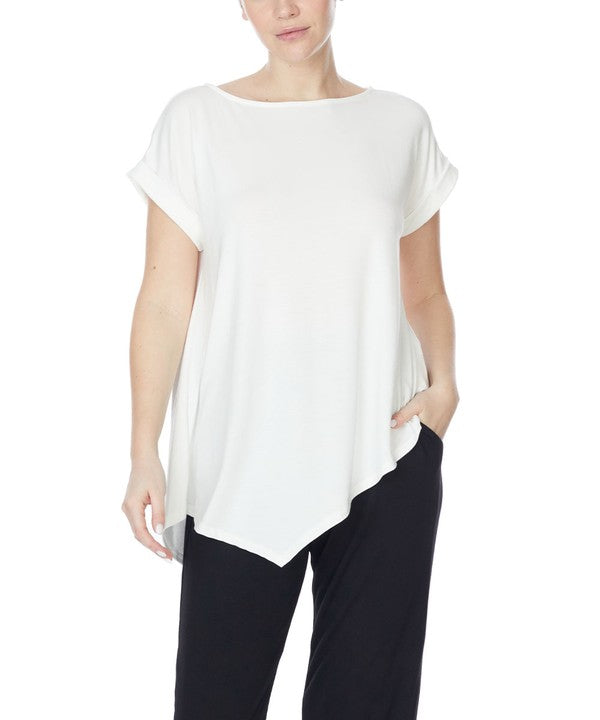 BAMBOO asymmetric tunic