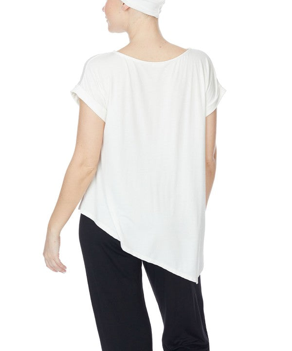 BAMBOO asymmetric tunic