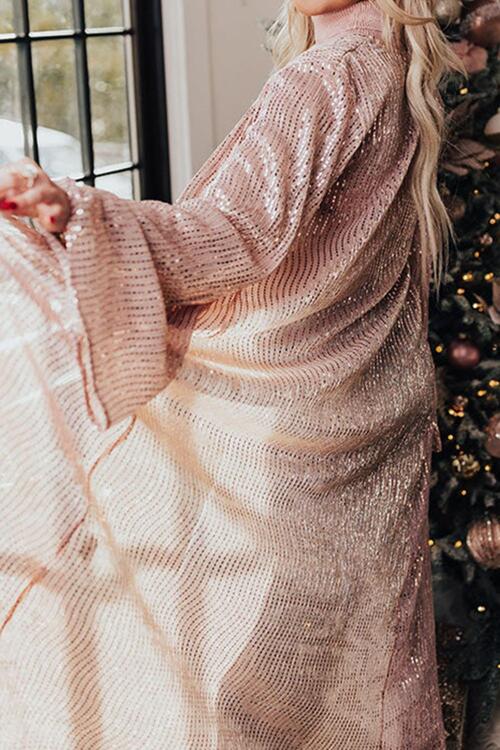 BLUSHED & BRIGHT sequin duster