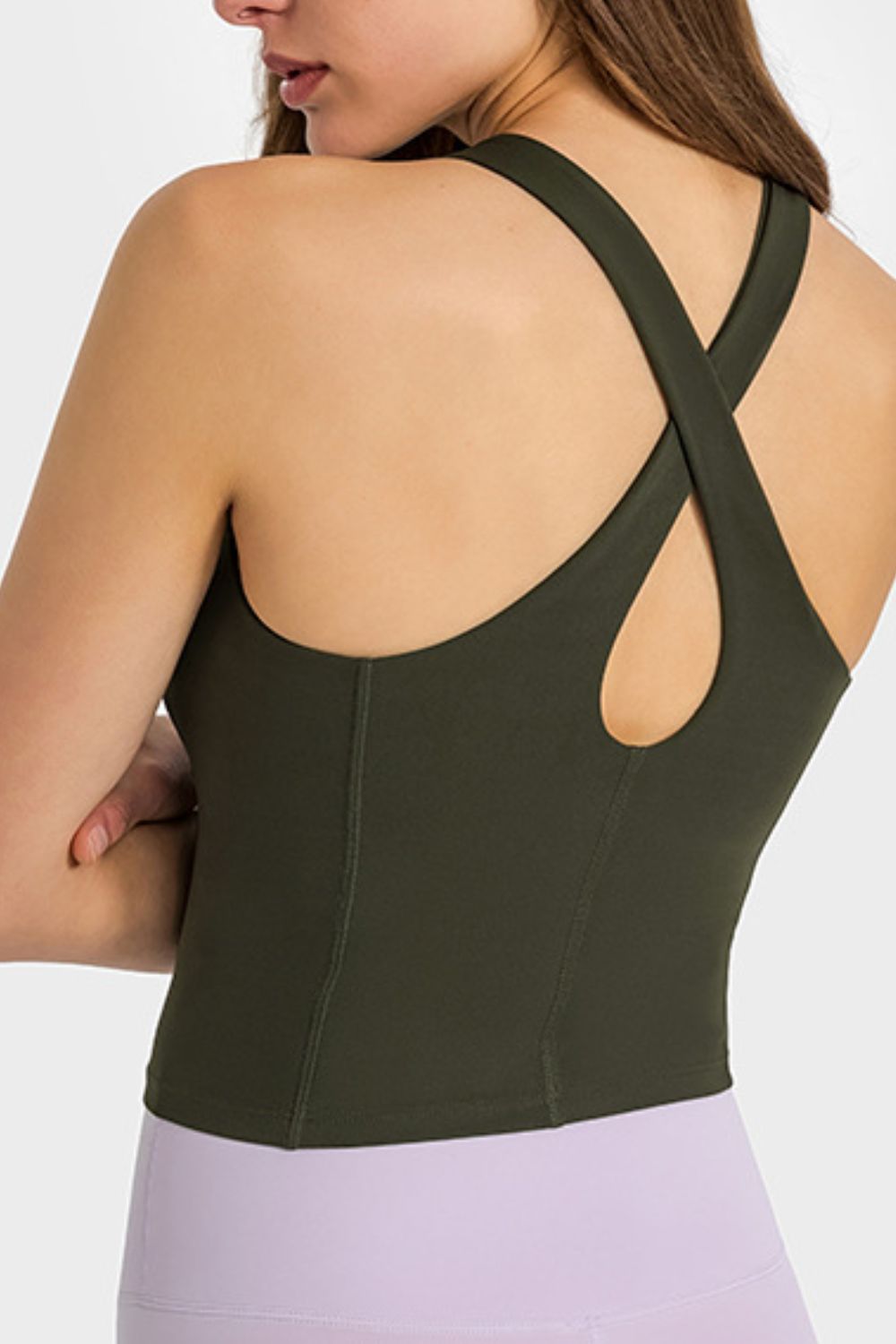 CUT IT OUT crossover tank - Lamoille Yoga